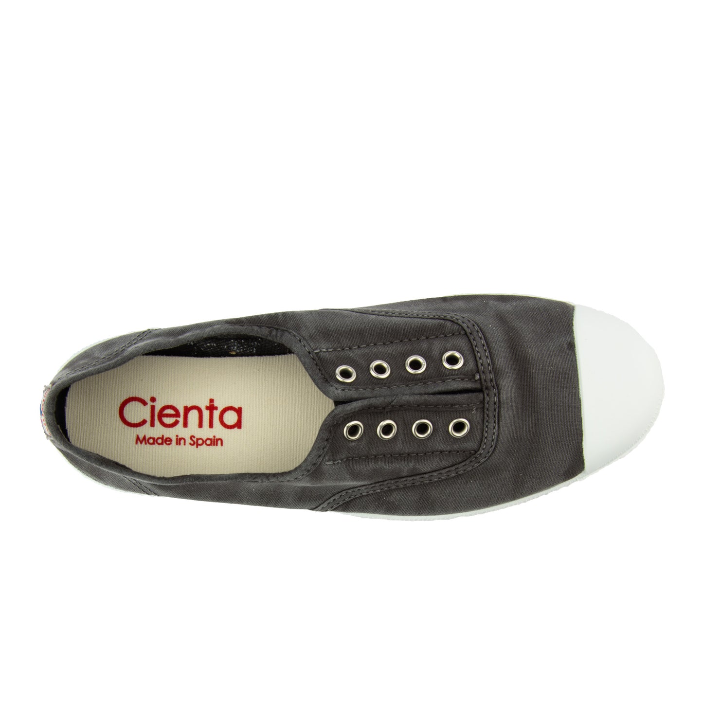 Cienta Stonewashed Adult Slip-ons / 70777-01-A