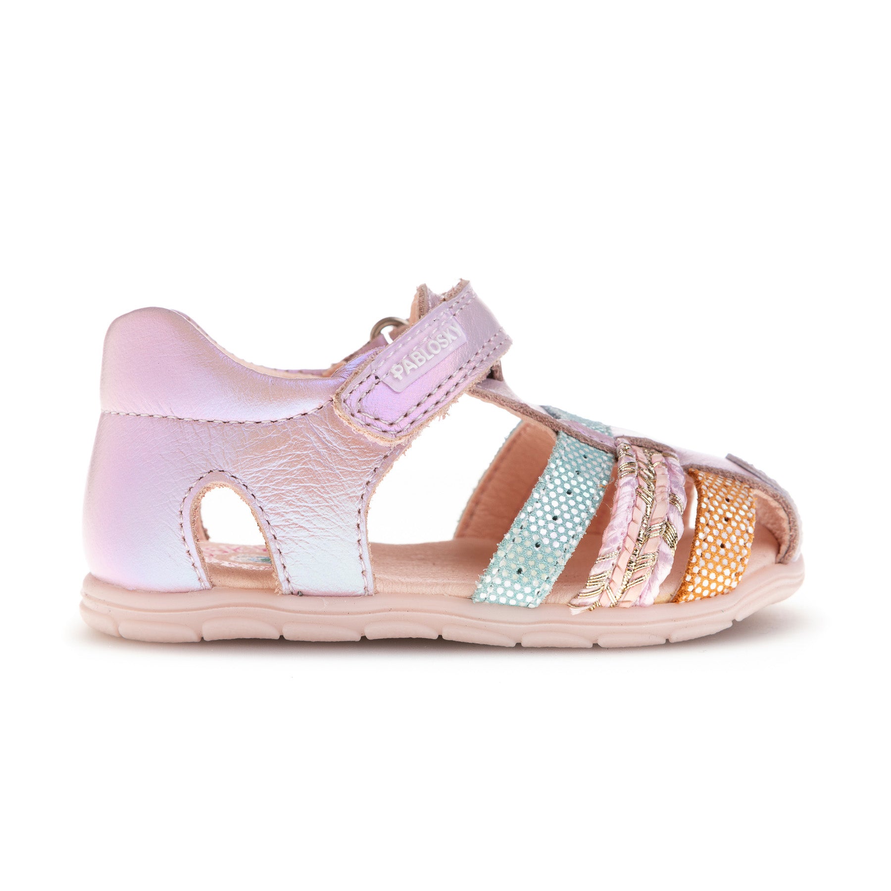 Zapato Bebé Suela Goma Sandalia Infantil Pablosky Arca 049030 Zapato Bebé Suela Goma Sandalia Infantil Pablosky Arca 049030