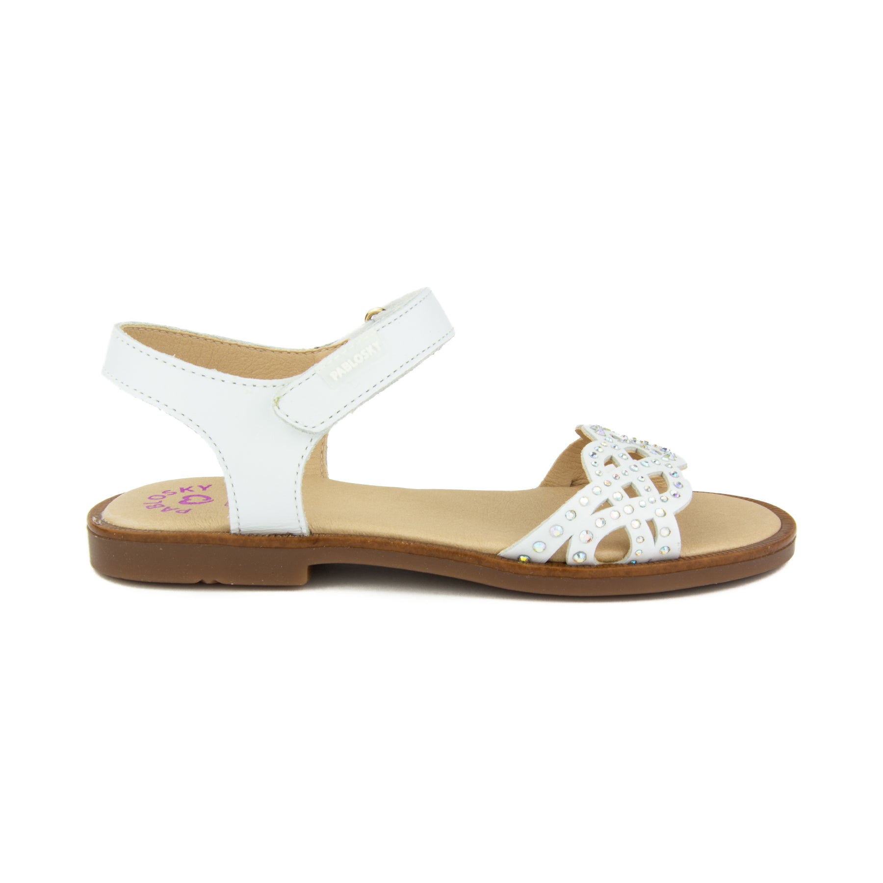 Girls white discount sandals size 4