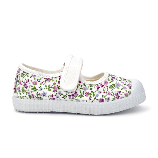 Cienta Floral Mary Janes / 76999-05