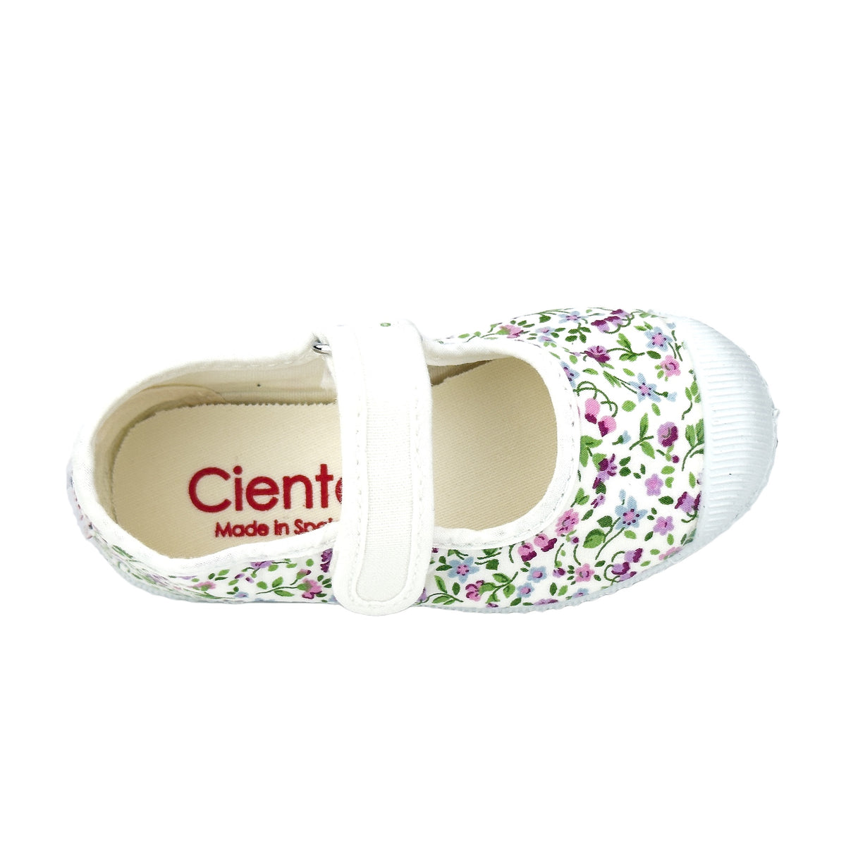Cienta Floral Mary Janes / 76999-05