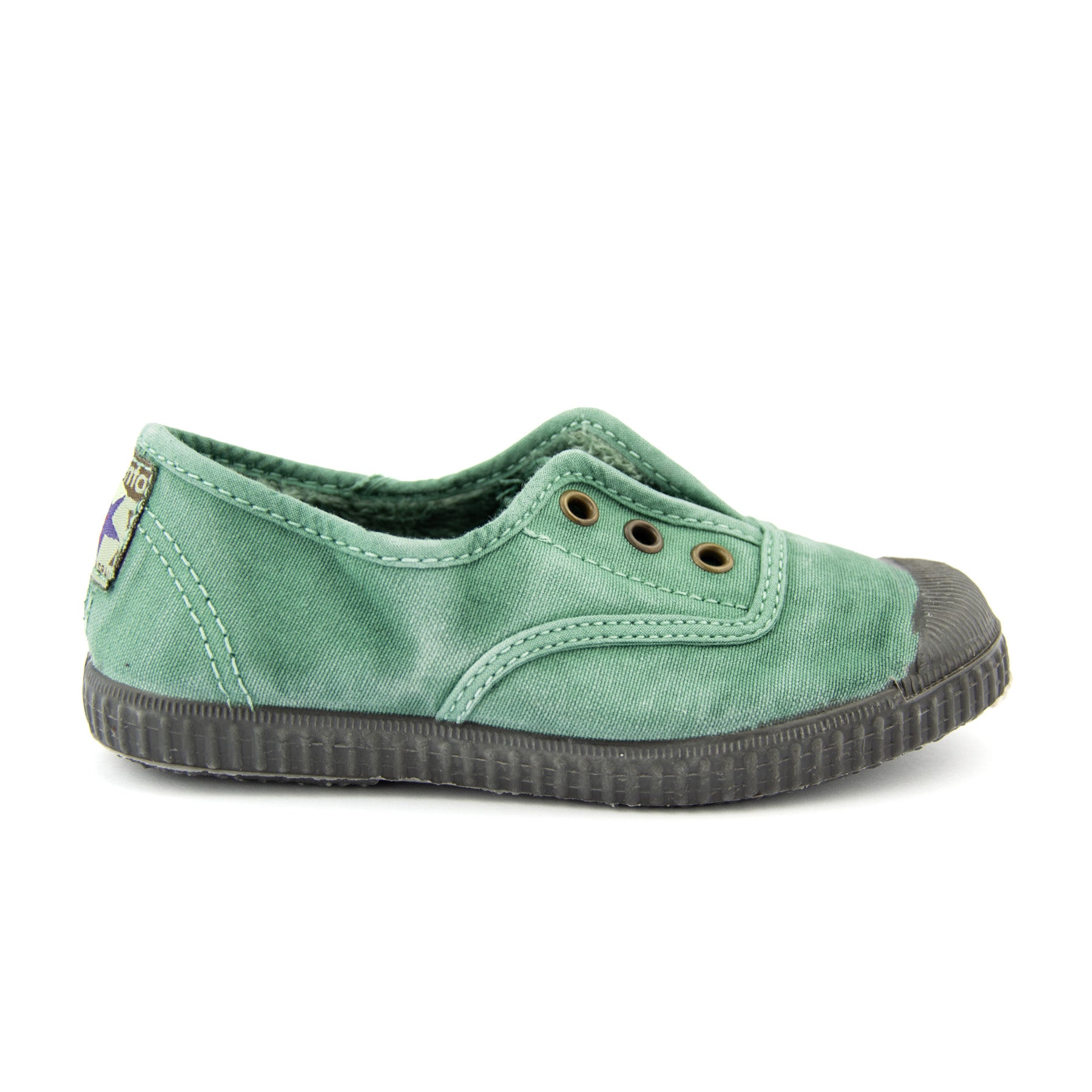 Cienta Stonewashed Kids Slip ons