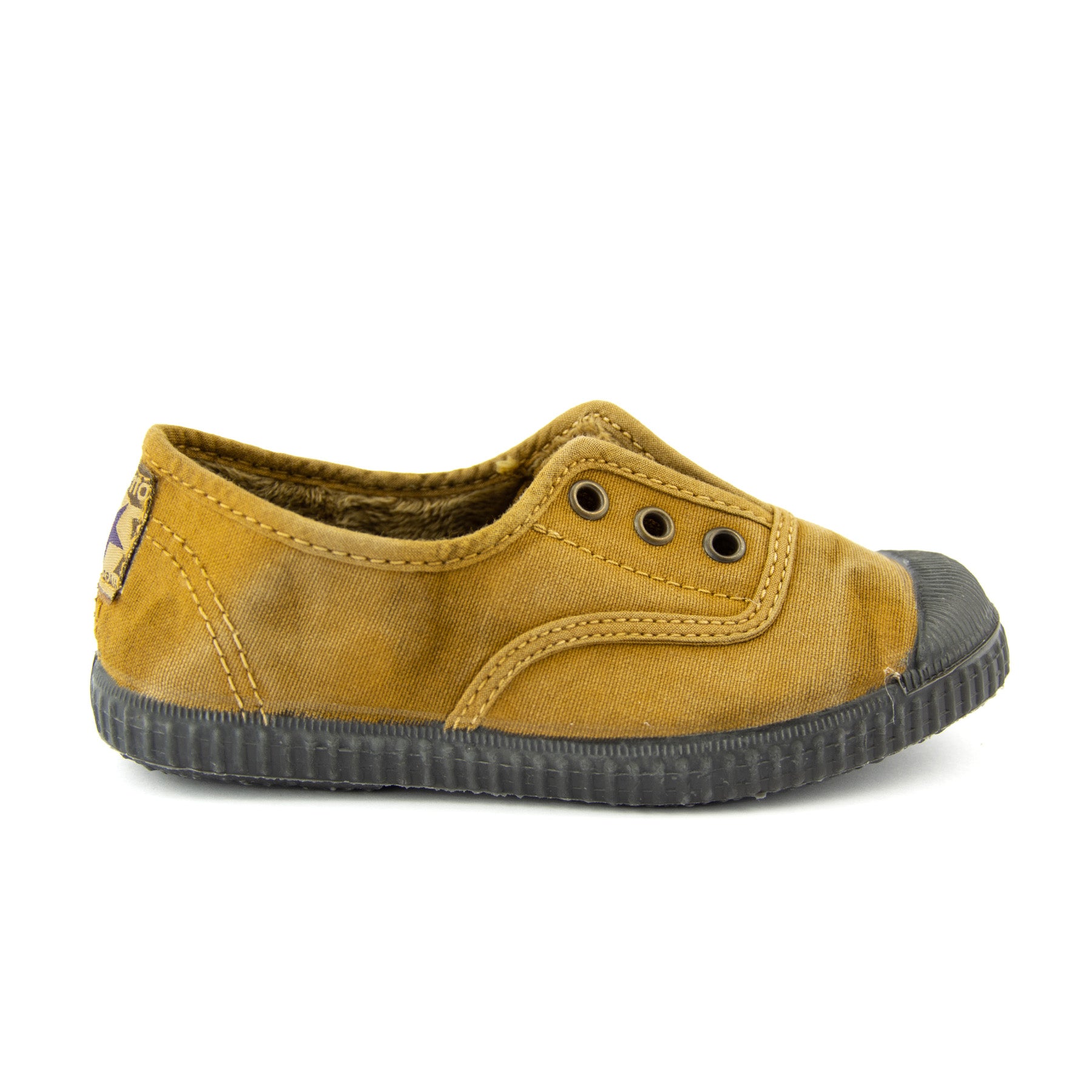 Cienta Stonewashed Kids Slip ons