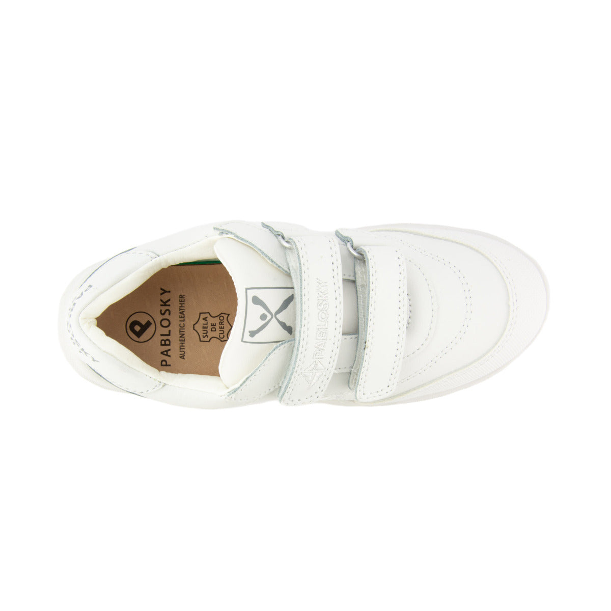 White leather deals uniform shoes